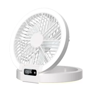 White Mini Portable Fan Bulk, Camping Wholesale Folding Fans