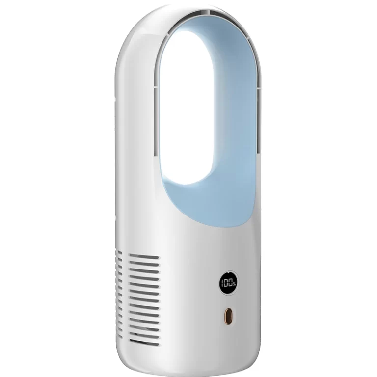 مروحة بدون شفرات بالجملة، مراوح صغيرة محمولة بالجملة مع شاشة LED-4