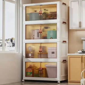 4 Layers Wholesale Cabinets For Clothes, Custom Plastic Cabinets Bulk-5