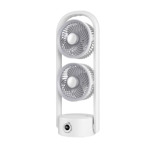 ventilador portátil de sobremesa de doble cabezal - venta al por mayor - ventilador colgante - suministro-16