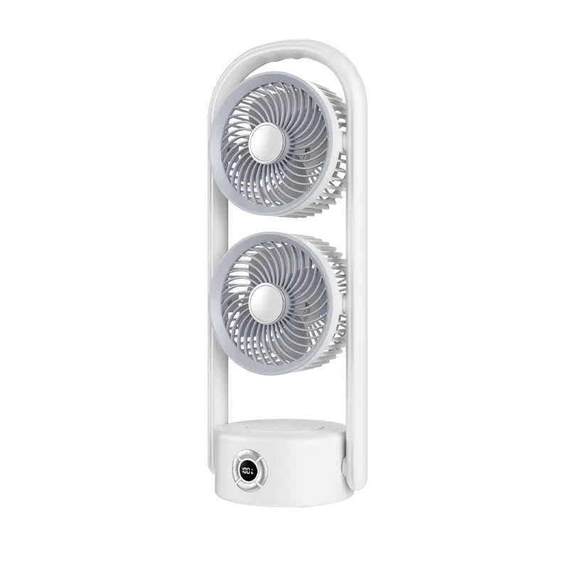 ventilador portátil de sobremesa de doble cabezal - venta al por mayor - ventilador colgante - suministro-16